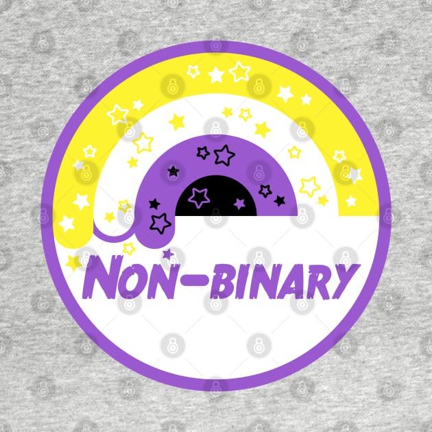 Rainbow Orb [nonbinary] by deadbeatprince typography